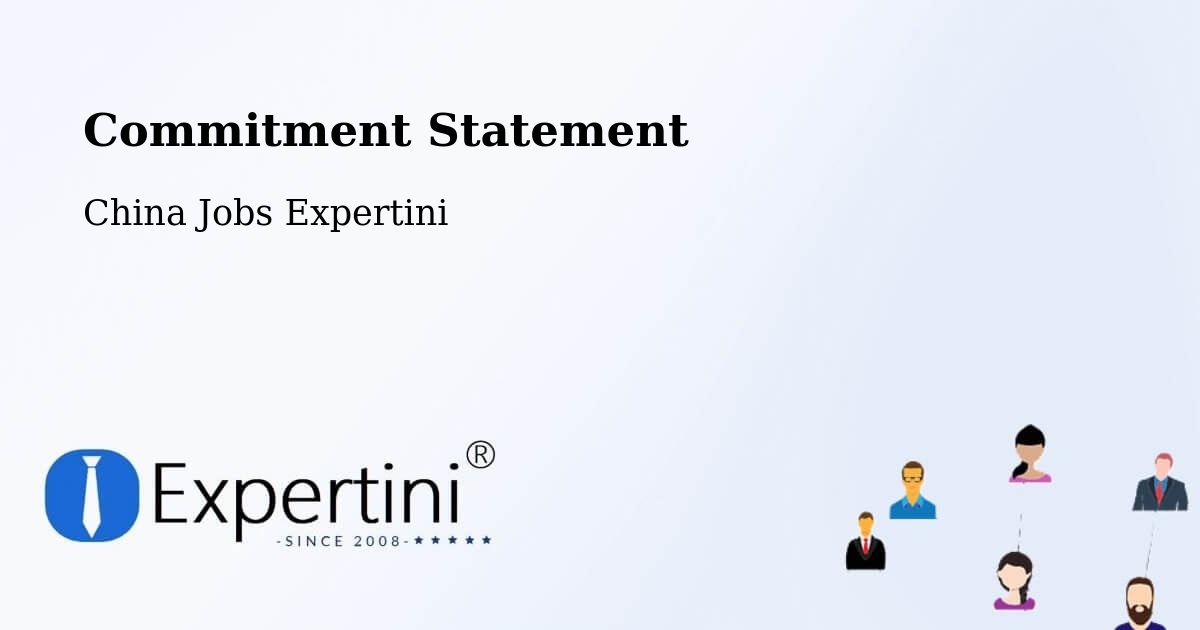 Corporate Commitment – Baishi - China Jobs Expertini
